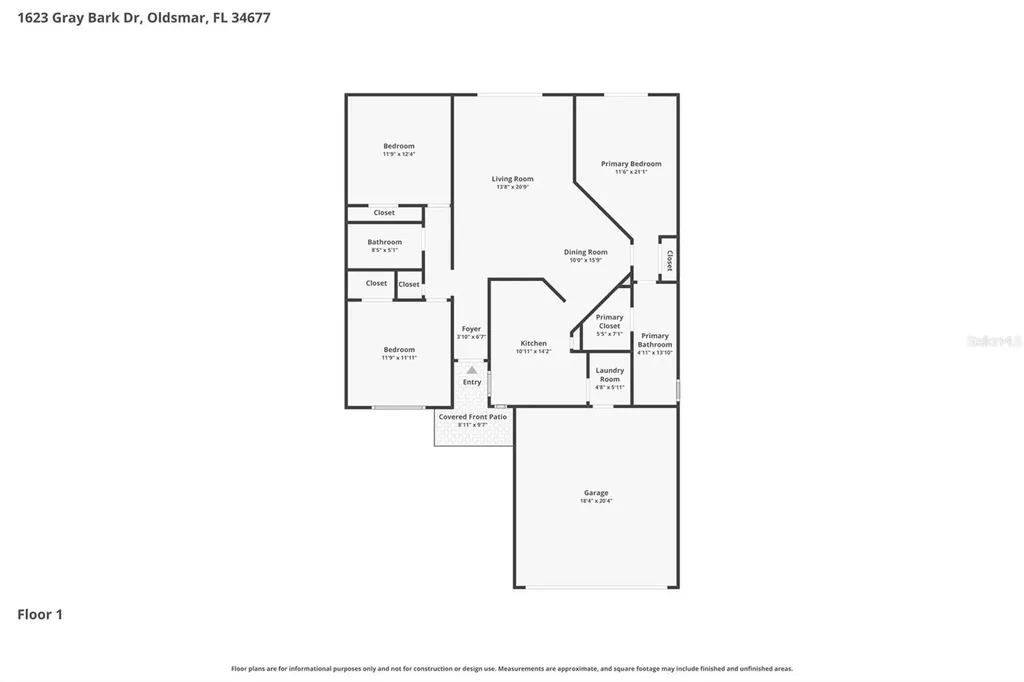 1623 Gray Bark Drive Oldsmar FL 34677