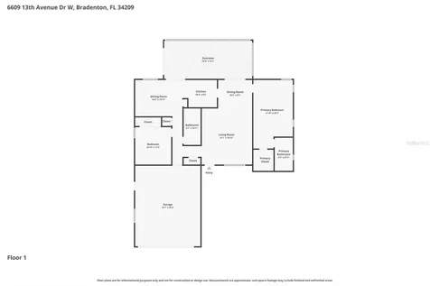 6609 13th Avenue Drive W Bradenton FL 34209