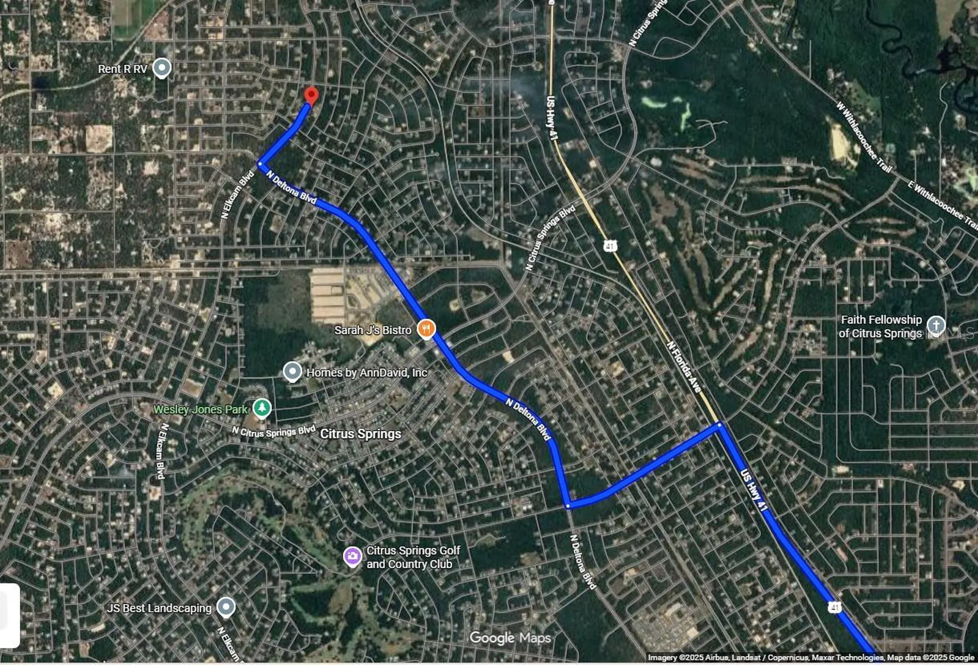 10697 N Elkcam Boulevard Citrus Springs FL 34433