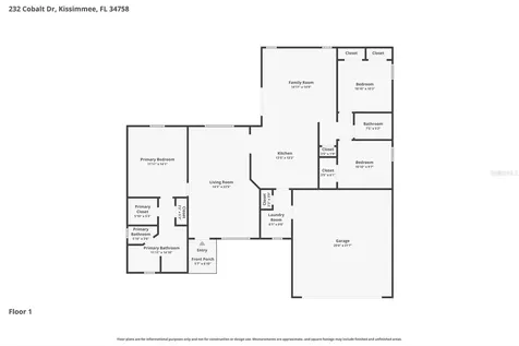 232 Cobalt Drive Kissimmee FL 34758