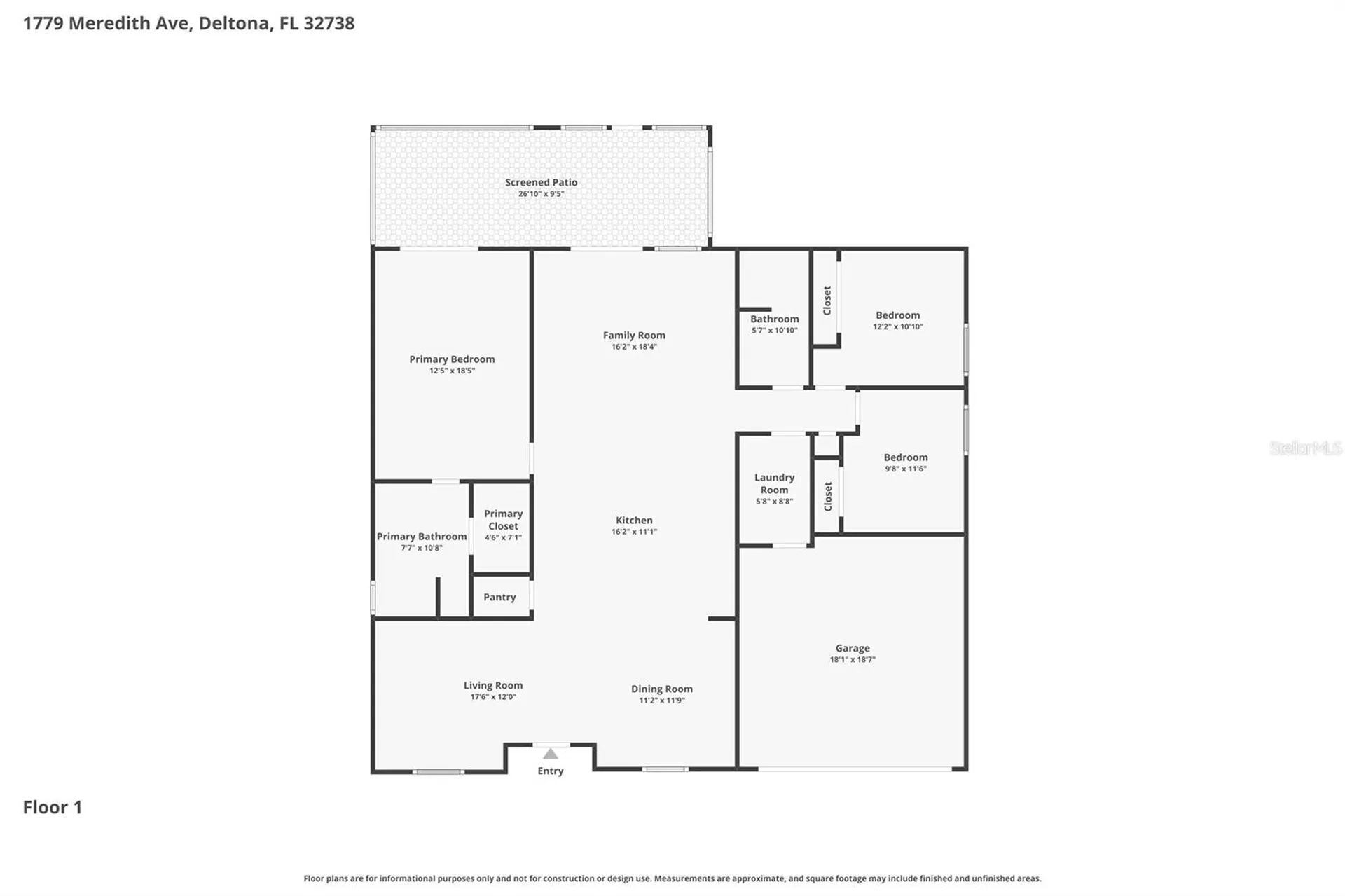 1779 Meredith Avenue Deltona FL 32738