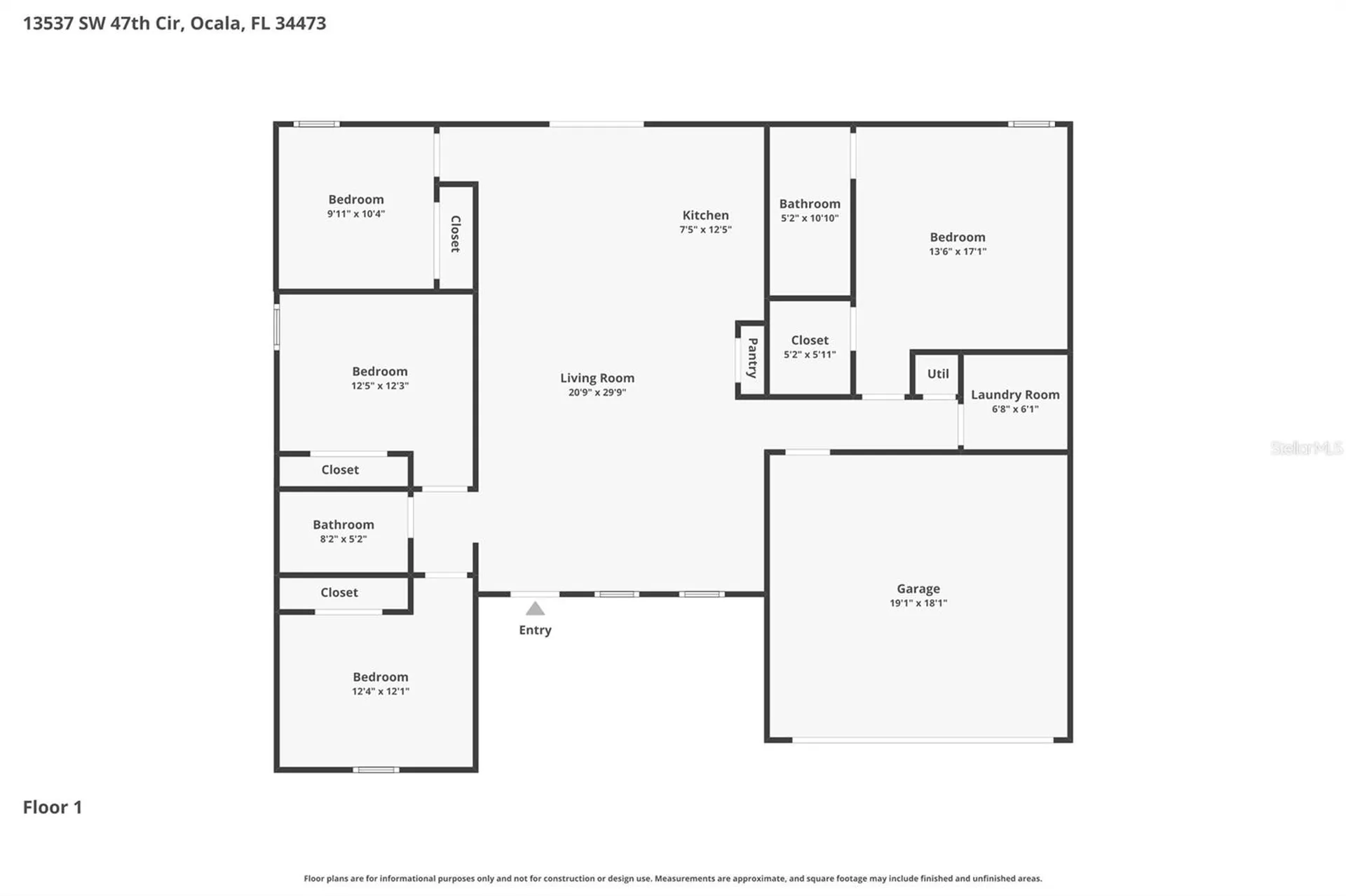 13537 SW 47th Circle Ocala FL 34473