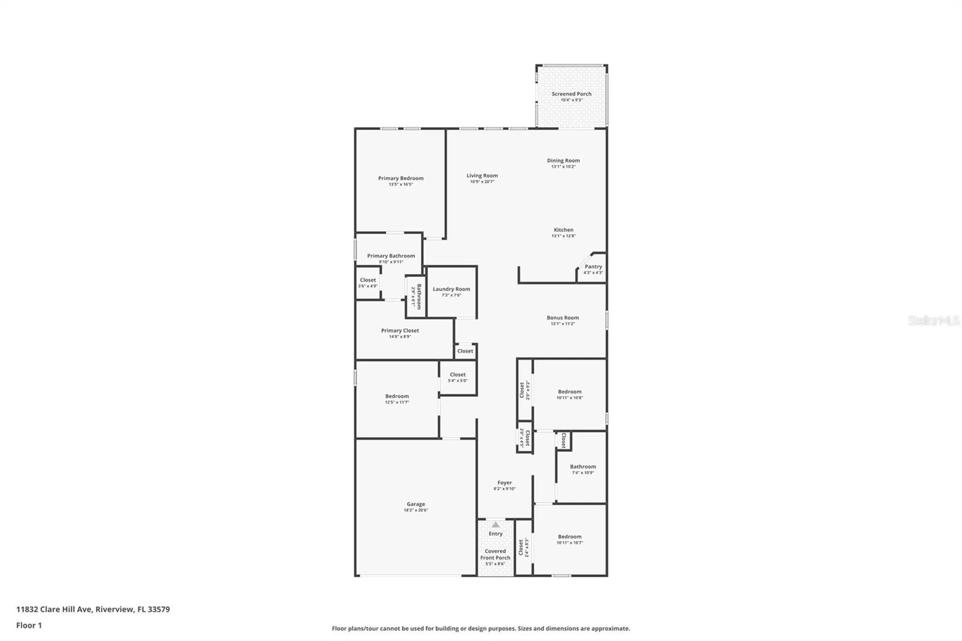11832 Clare Hill Avenue Riverview FL 33579