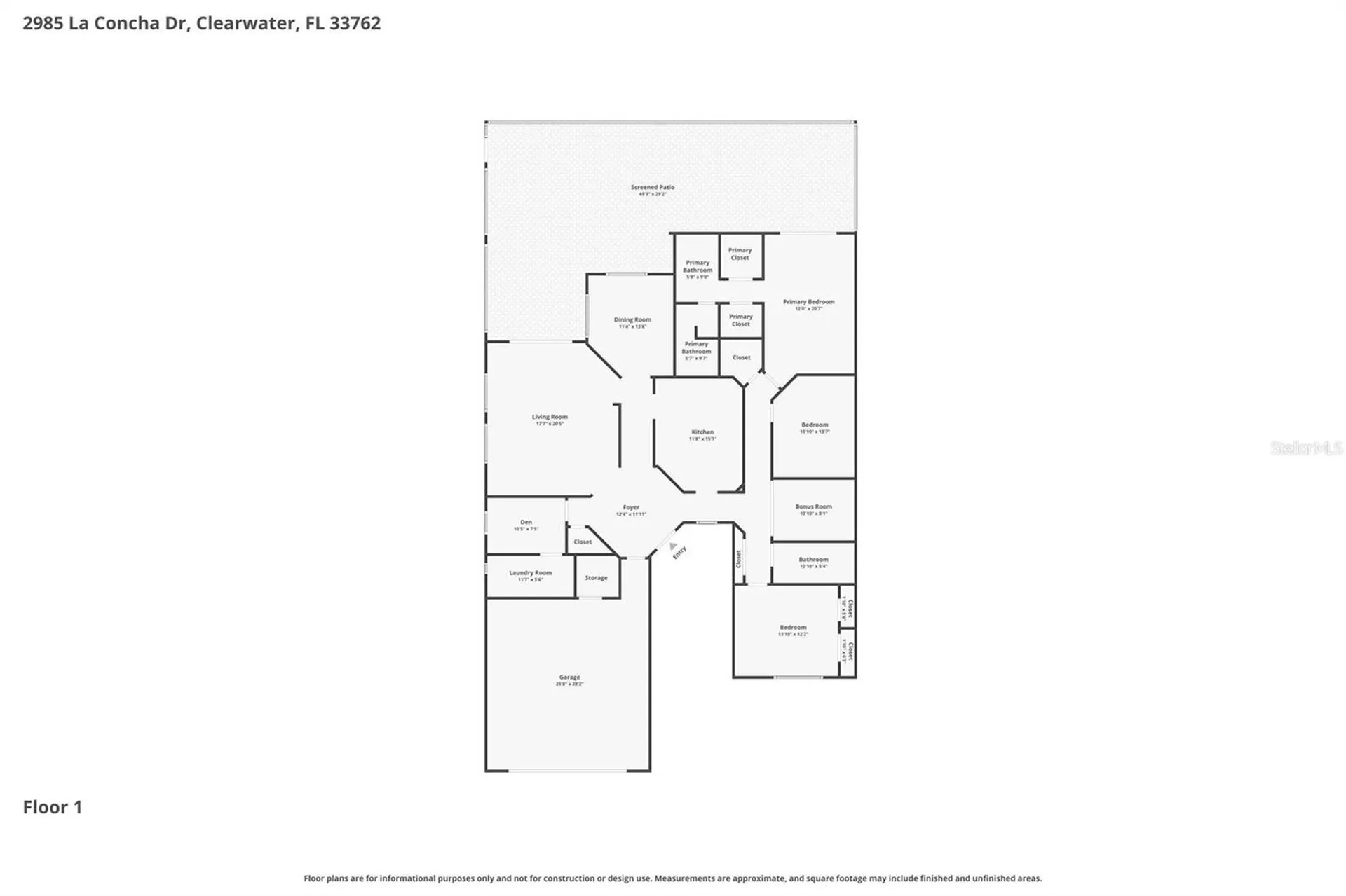 2985 La Concha Drive Clearwater FL 33762