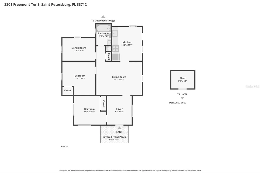3201 Freemont Terrace S St Petersburg FL 33712