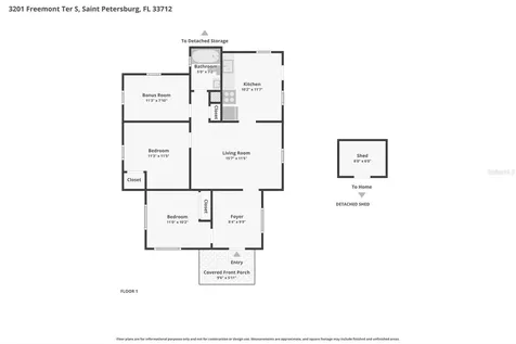 3201 Freemont Terrace S St Petersburg FL 33712