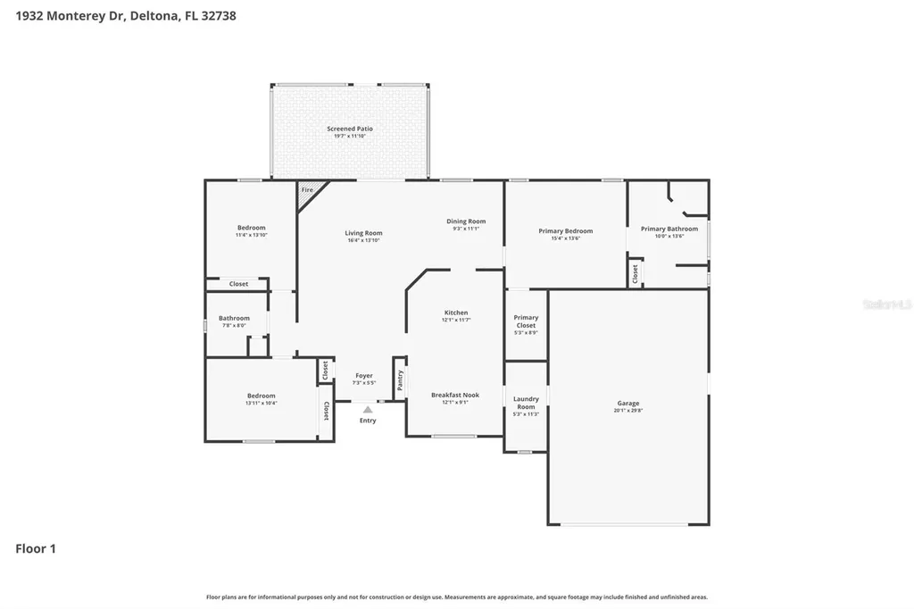 1932 Monterey Drive Deltona FL 32738