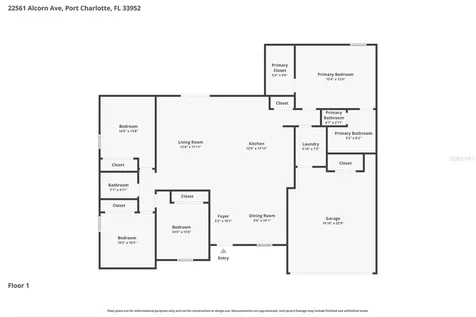 22561 Alcorn Avenue Port Charlotte FL 33952