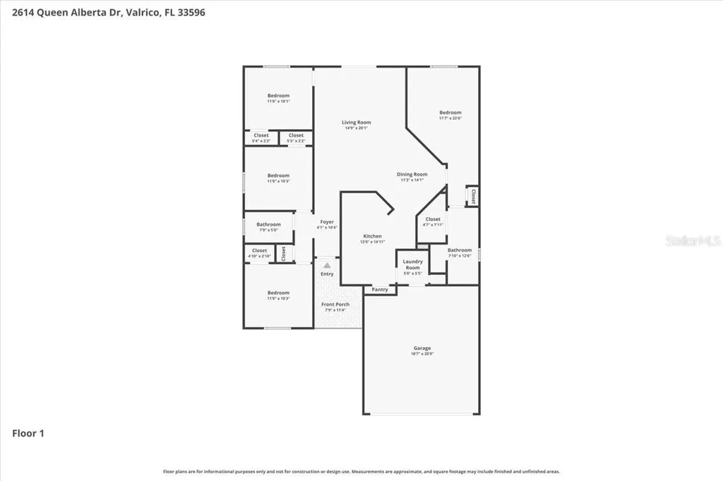 2614 Queen Alberta Drive Valrico FL 33596