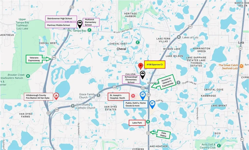 4108 Sparrow Court Lutz FL 33558