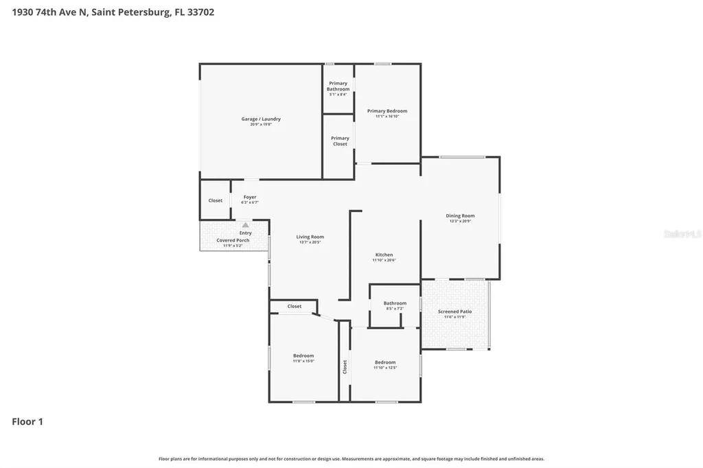 1930 74th Avenue N St Petersburg FL 33702