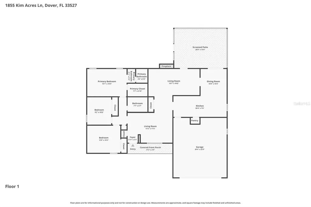 1855 Kim Acres Lane Dover FL 33527