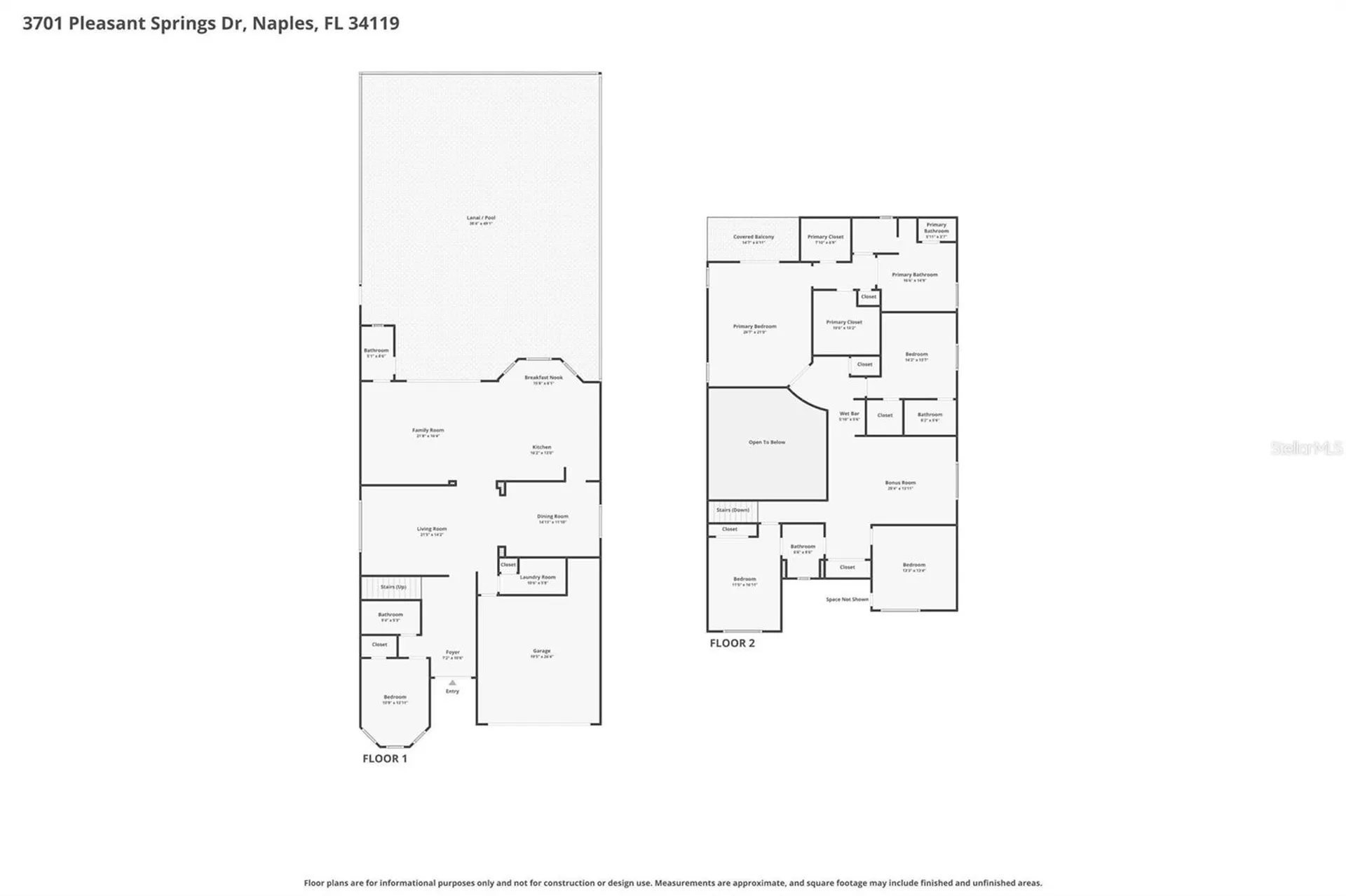 3701 Pleasant Springs Drive Naples FL 34119