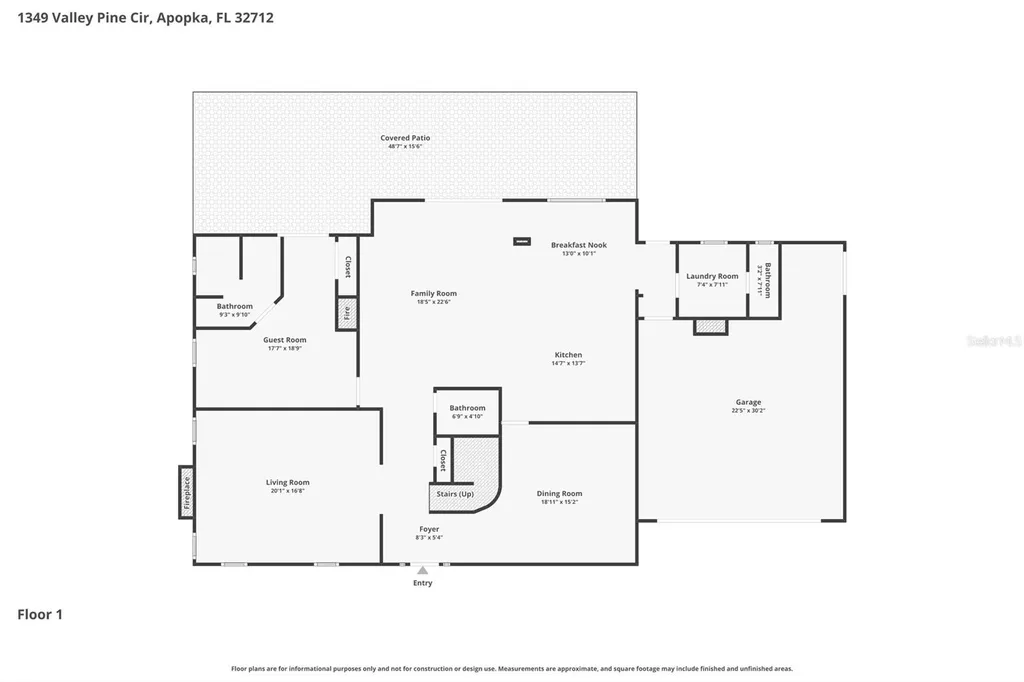 1349 Valley Pine Circle Apopka FL 32712
