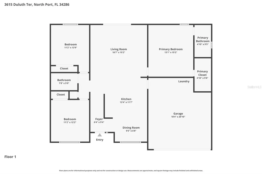 3615 Duluth Terrace North Port FL 34286