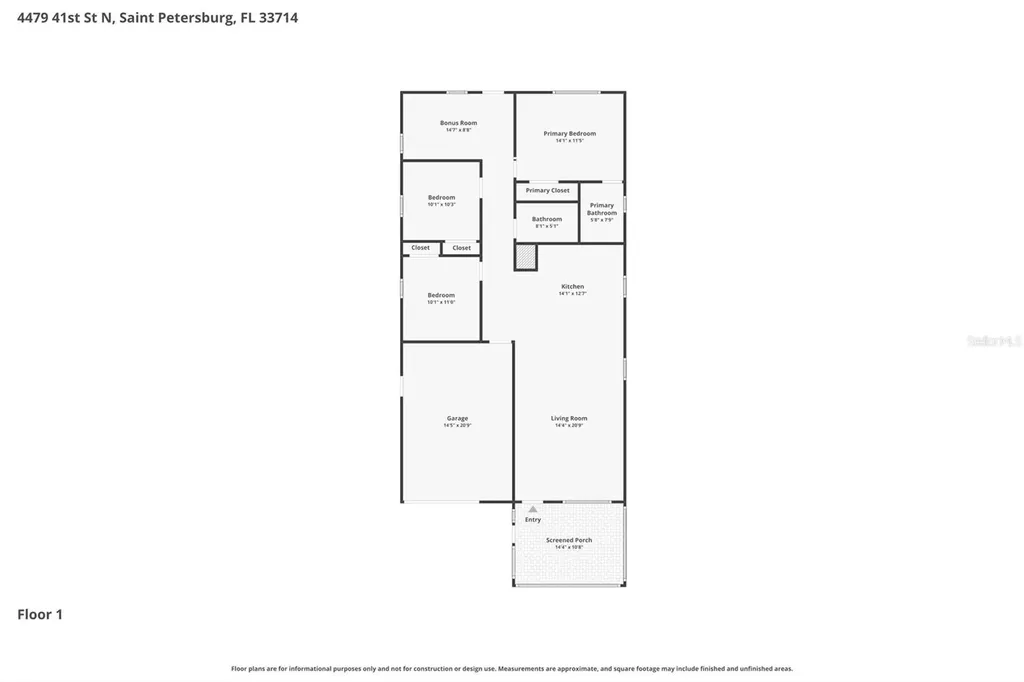 4479 41st Street N St Petersburg FL 33714