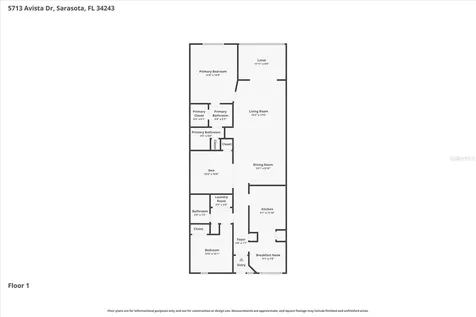 5713 Avista Drive Sarasota FL 34243