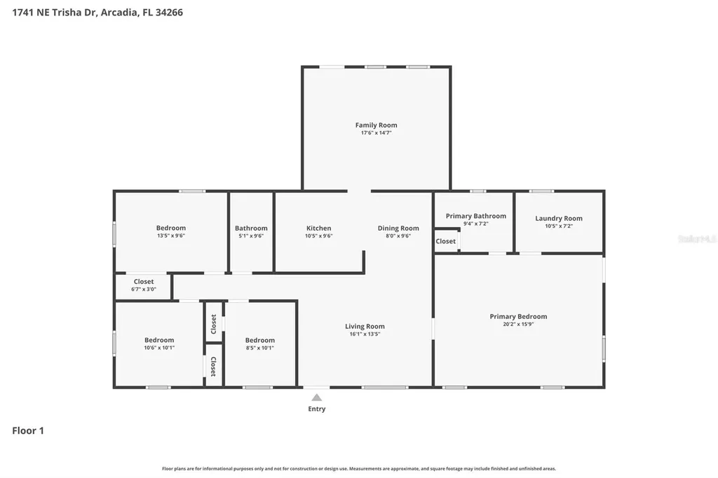 1741 NE Trisha Drive Arcadia FL 34266