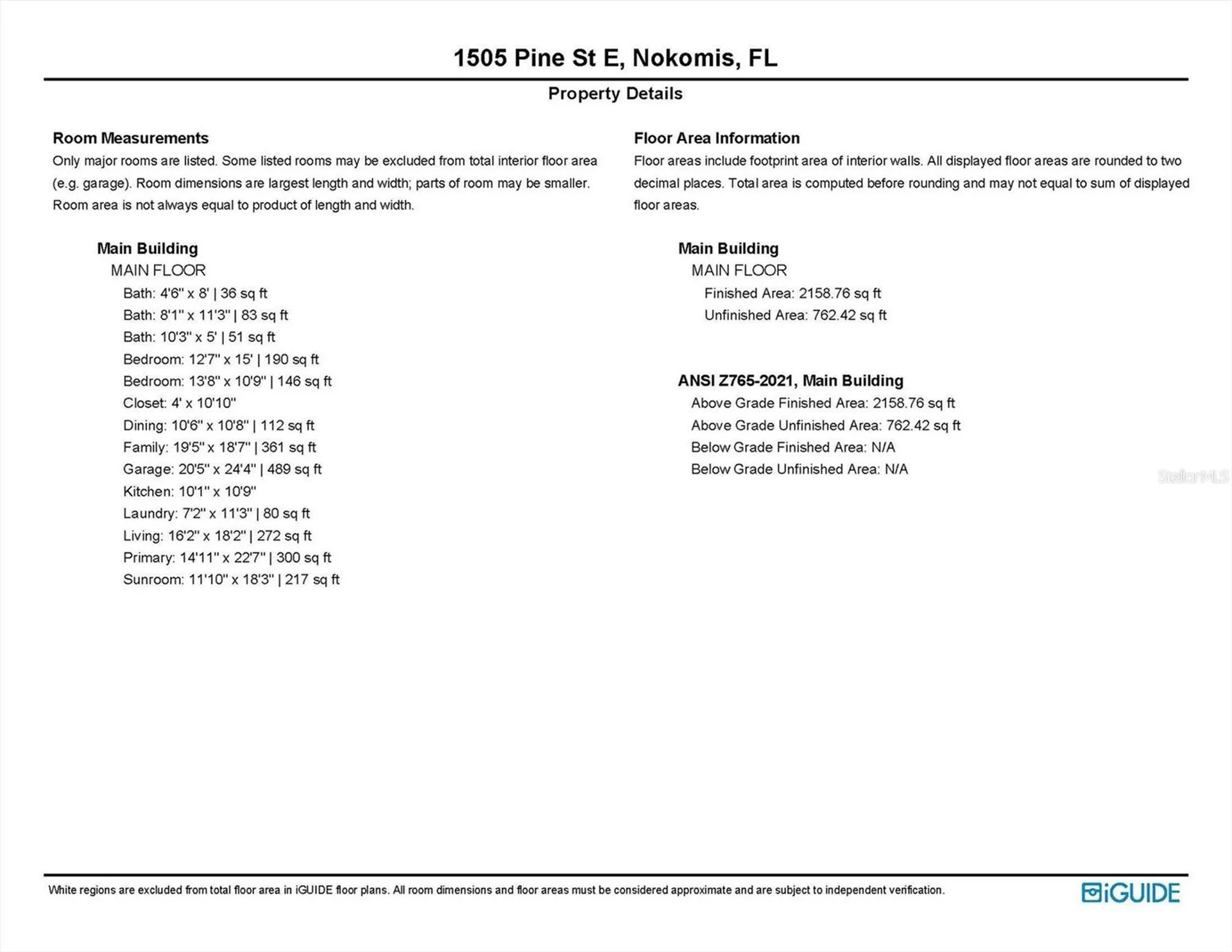 1505 Pine Street E Nokomis FL 34275
