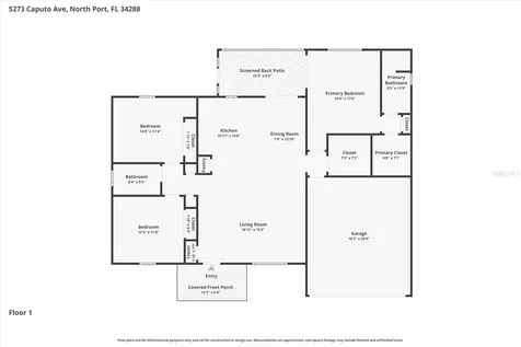 5273 Caputo Avenue North Port FL 34288
