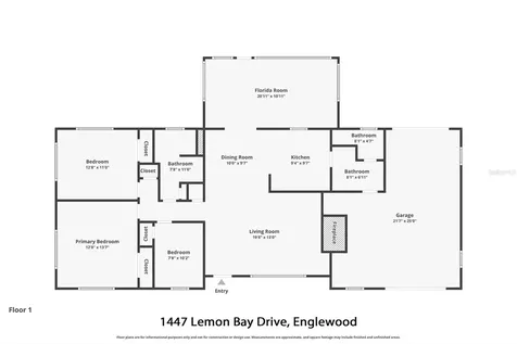 1447 Lemon Bay Drive Englewood FL 34223