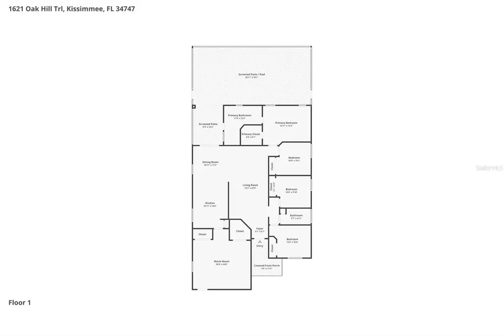 1621 Oak Hill Trail Kissimmee FL 34747