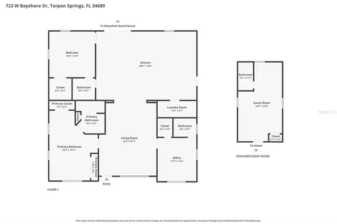 723 W Bayshore Drive Tarpon Springs FL 34689