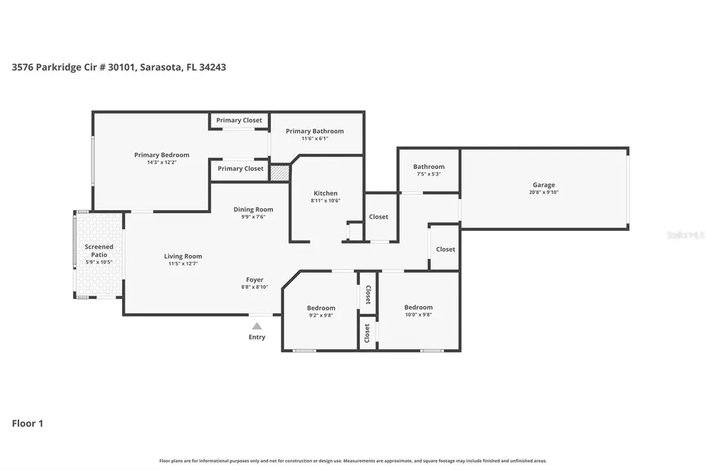 3576 Parkridge Circle Sarasota FL 34243