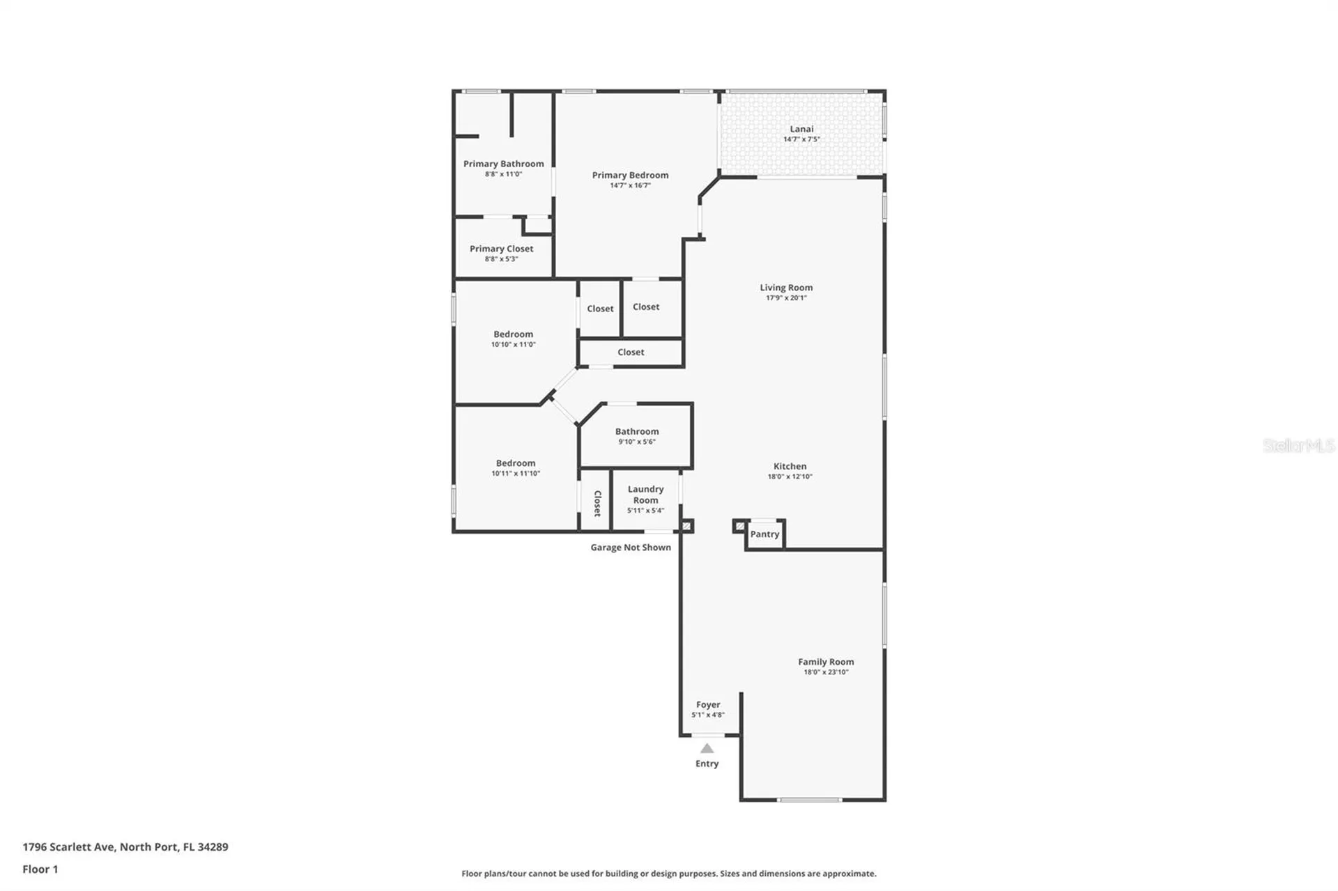 1796 Scarlett Avenue North Port FL 34289