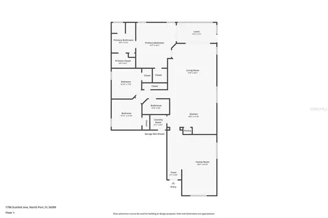 1796 Scarlett Avenue North Port FL 34289