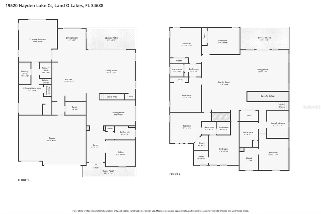 19520 Hayden Lake Court Land O Lakes FL 34638