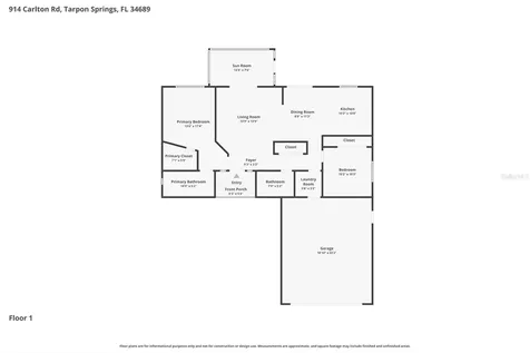 914 Carlton Road Tarpon Springs FL 34689