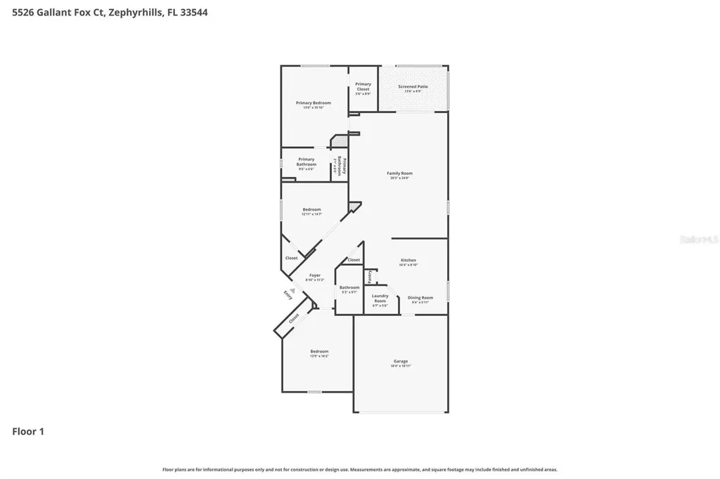 5526 Gallant Fox Court Wesley Chapel FL 33544