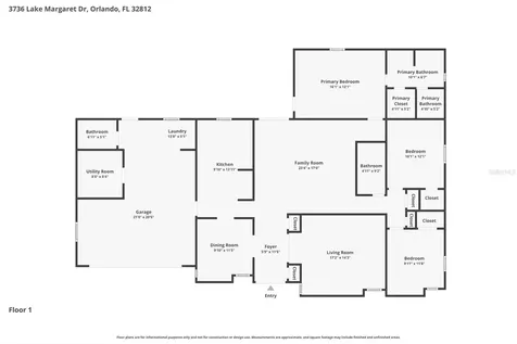 3736 Lake Margaret Drive Orlando FL 32812