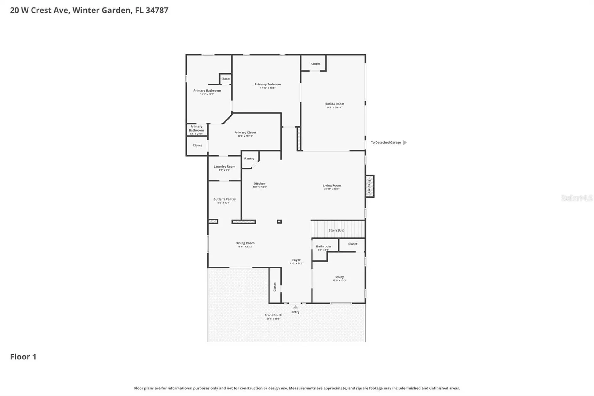 20 W Crest Avenue Winter Garden FL 34787