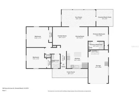 160 Ponce De Leon Drive Ormond Beach FL 32176