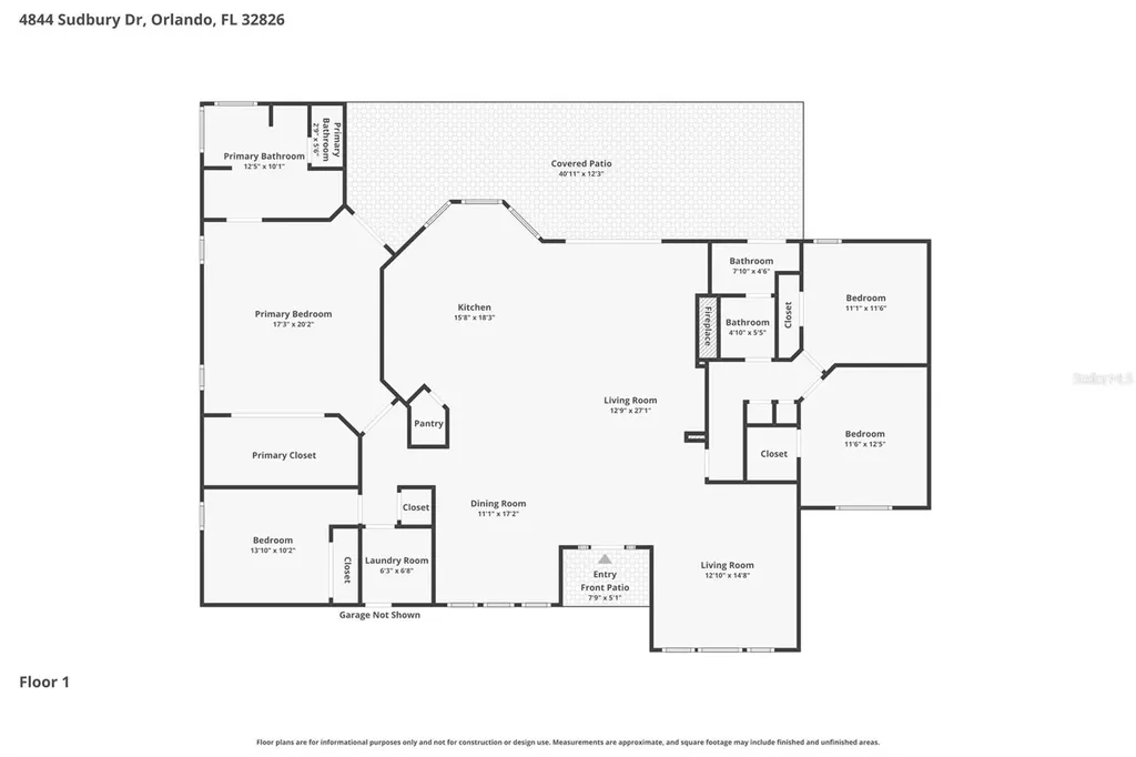 4844 Sudbury Drive Orlando FL 32826