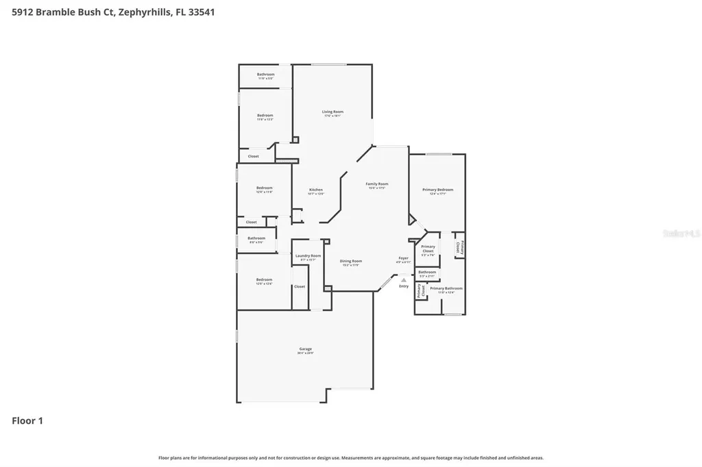 5912 Bramble Bush Court Zephyrhills FL 33541