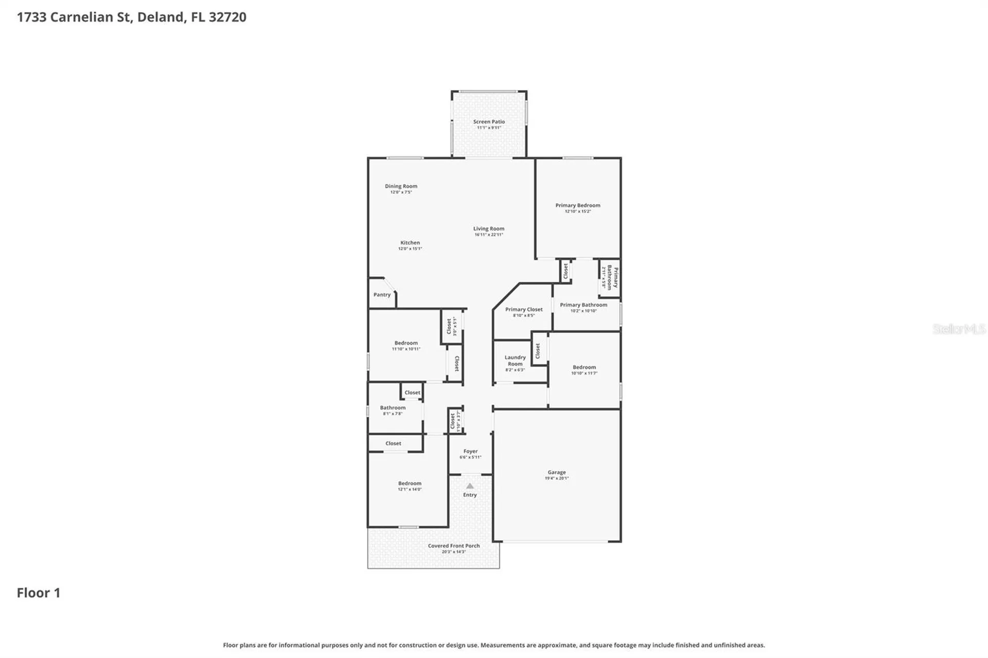1733 Carnelian Street Deland FL 32720