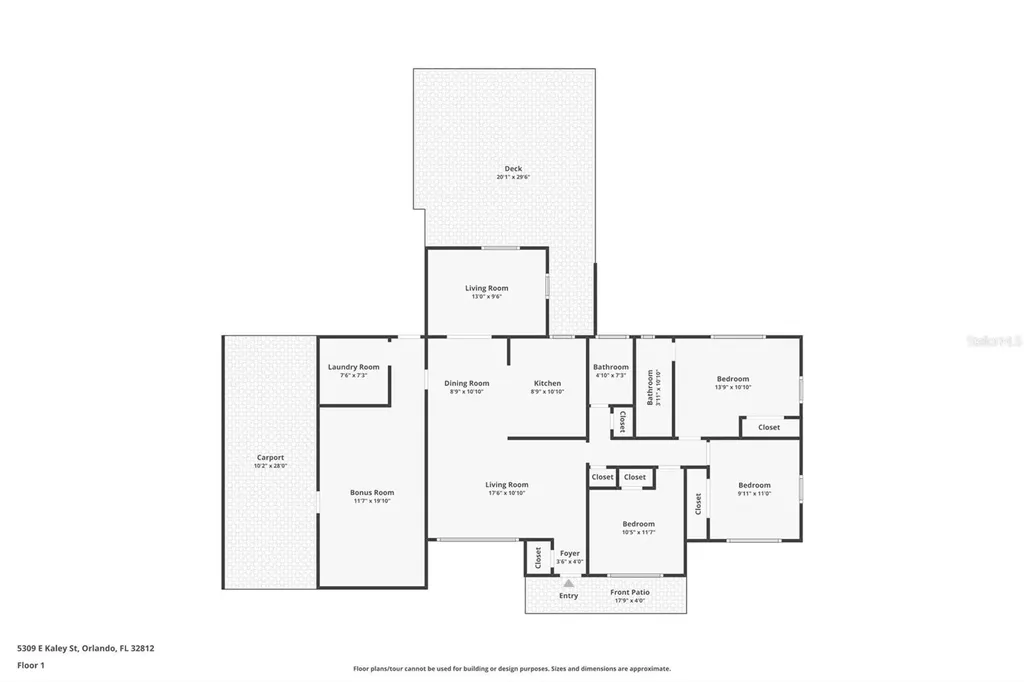 5309 E Kaley Street Orlando FL 32812