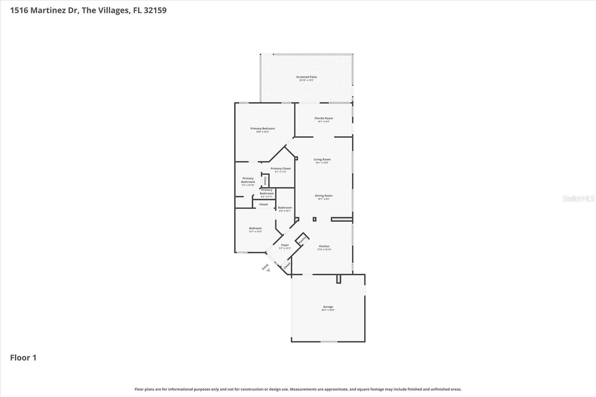1516 Martinez Drive The Villages FL 32159