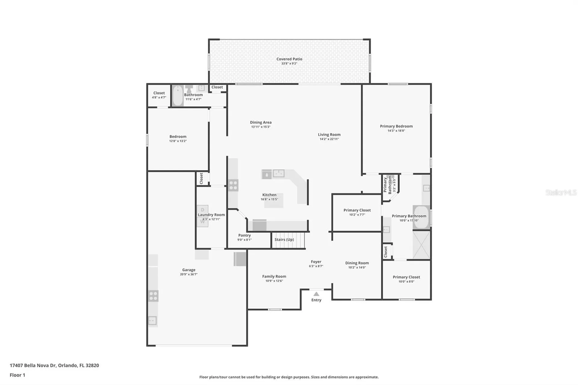 17407 Bella Nova Drive Orlando FL 32820