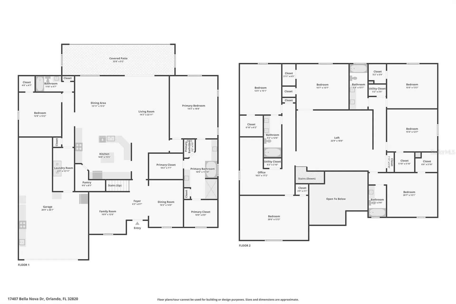 17407 Bella Nova Drive Orlando FL 32820