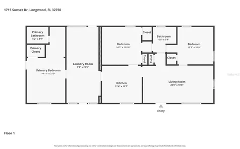 1715 Sunset Drive Longwood FL 32750