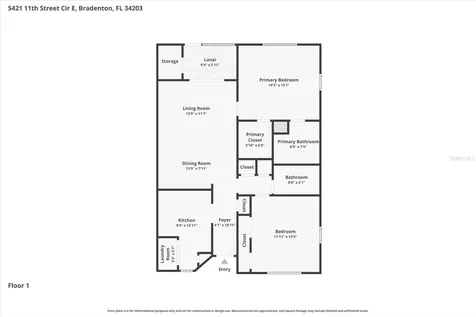 5421 11th Street Circle E Bradenton FL 34203