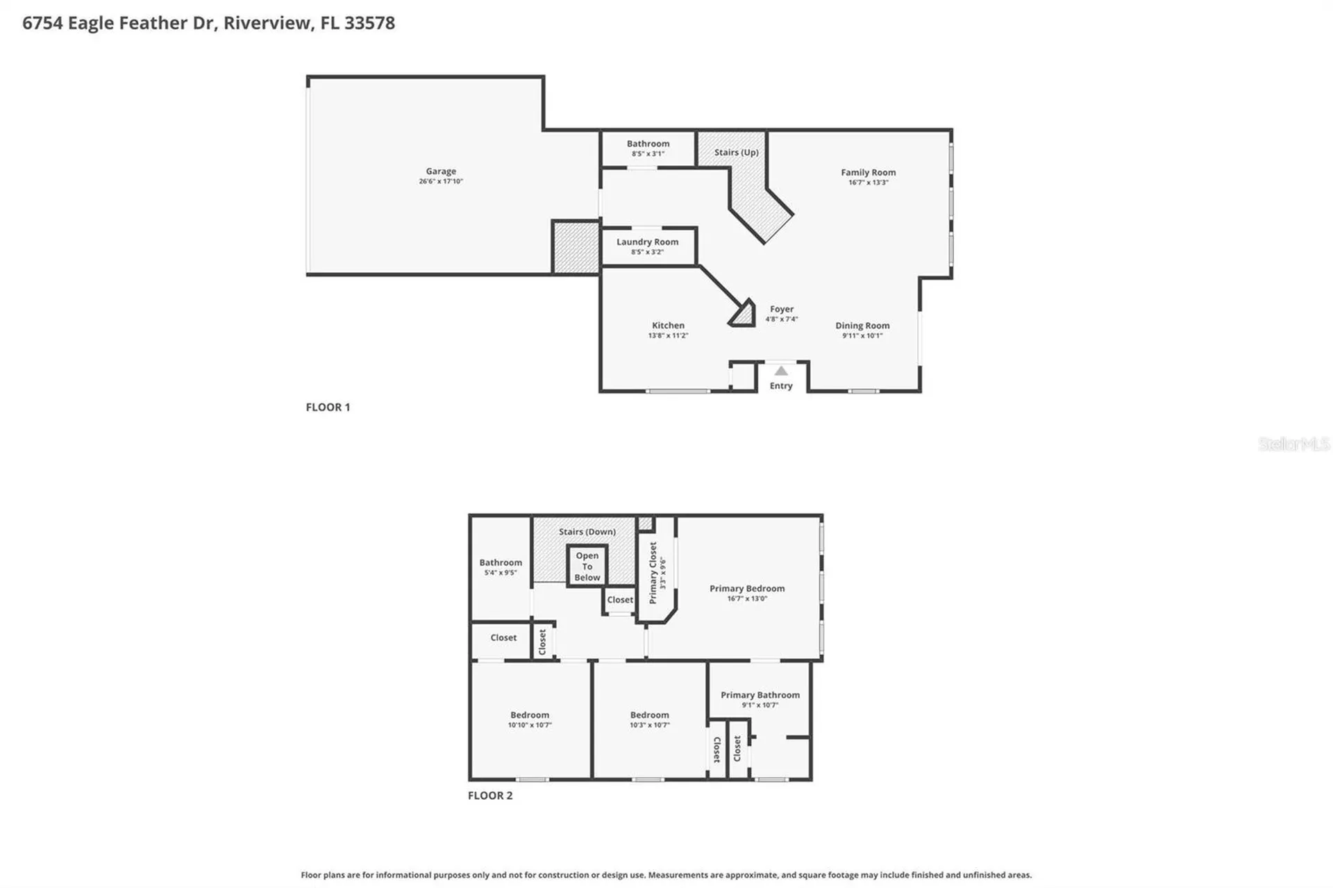 6754 Eagle Feather Drive Riverview FL 33578