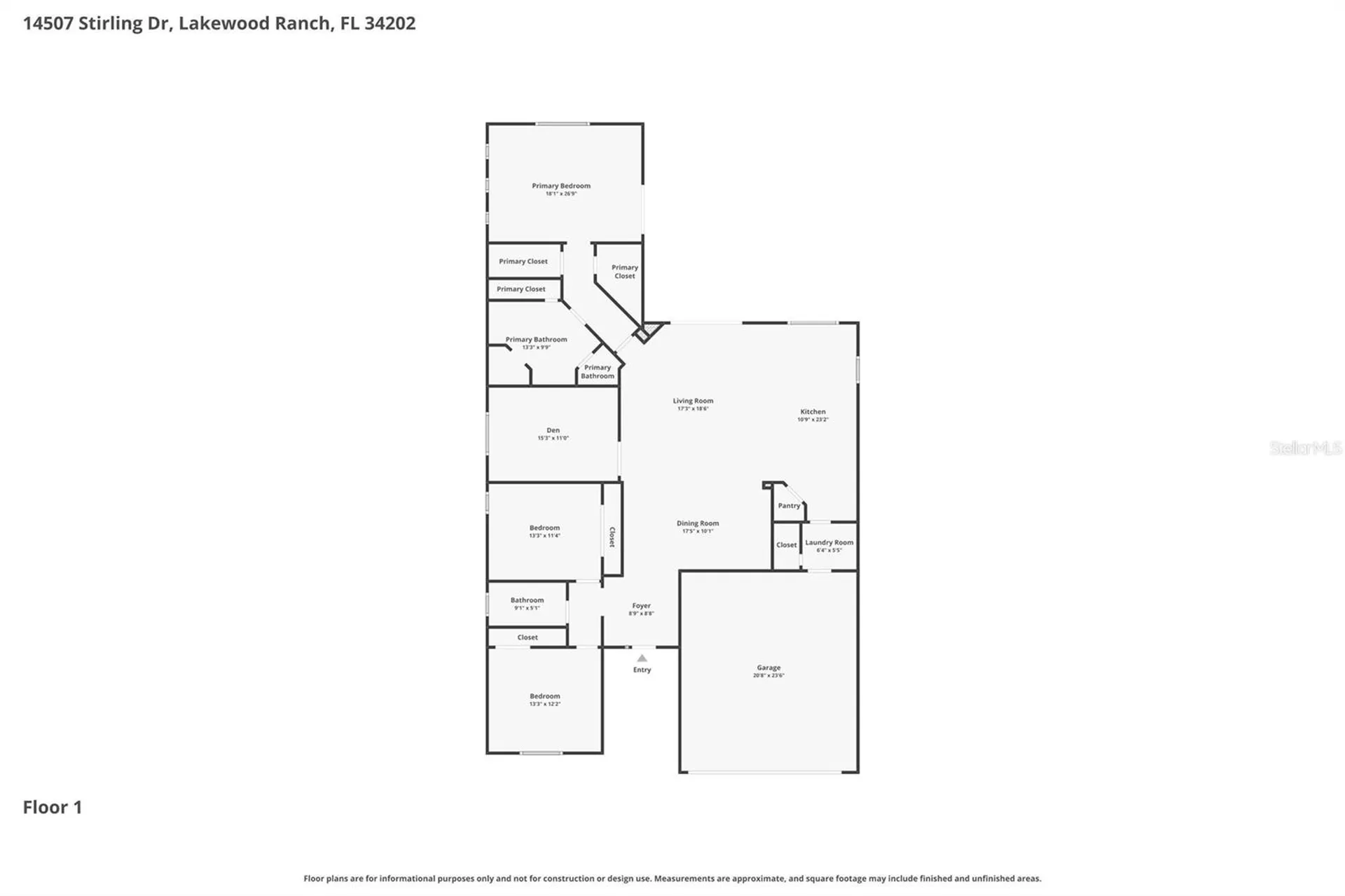 14507 Stirling Drive Bradenton FL 34202