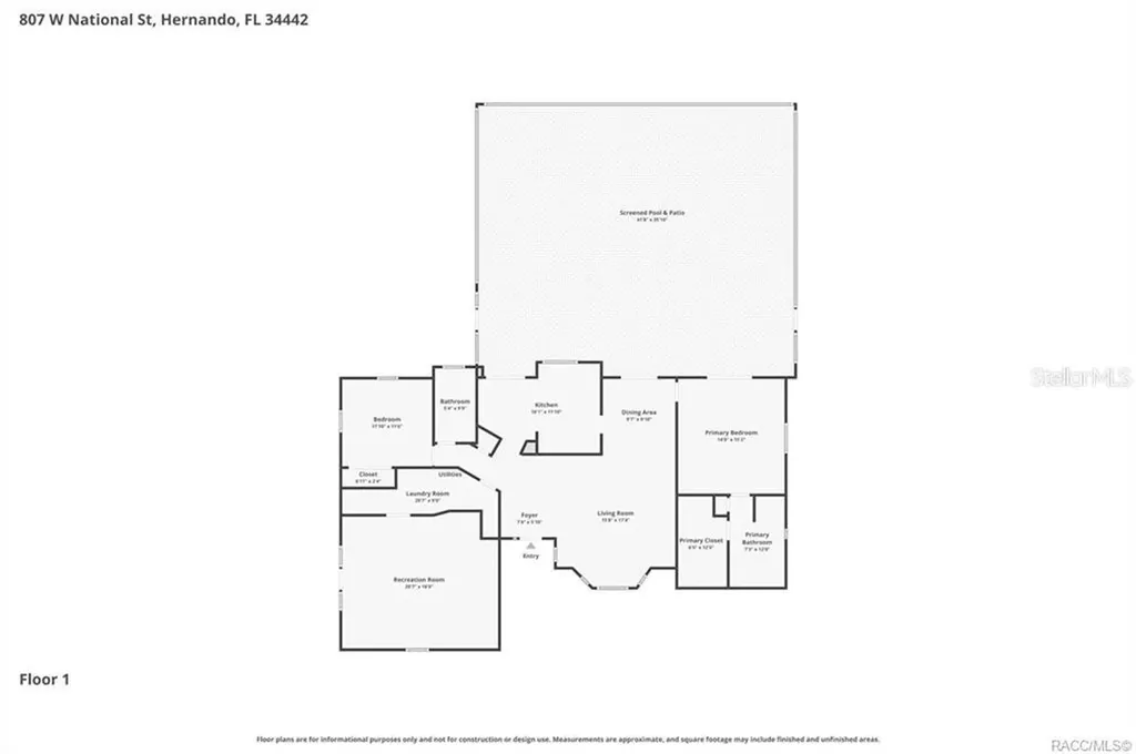 807 W National Street Hernando FL 34442