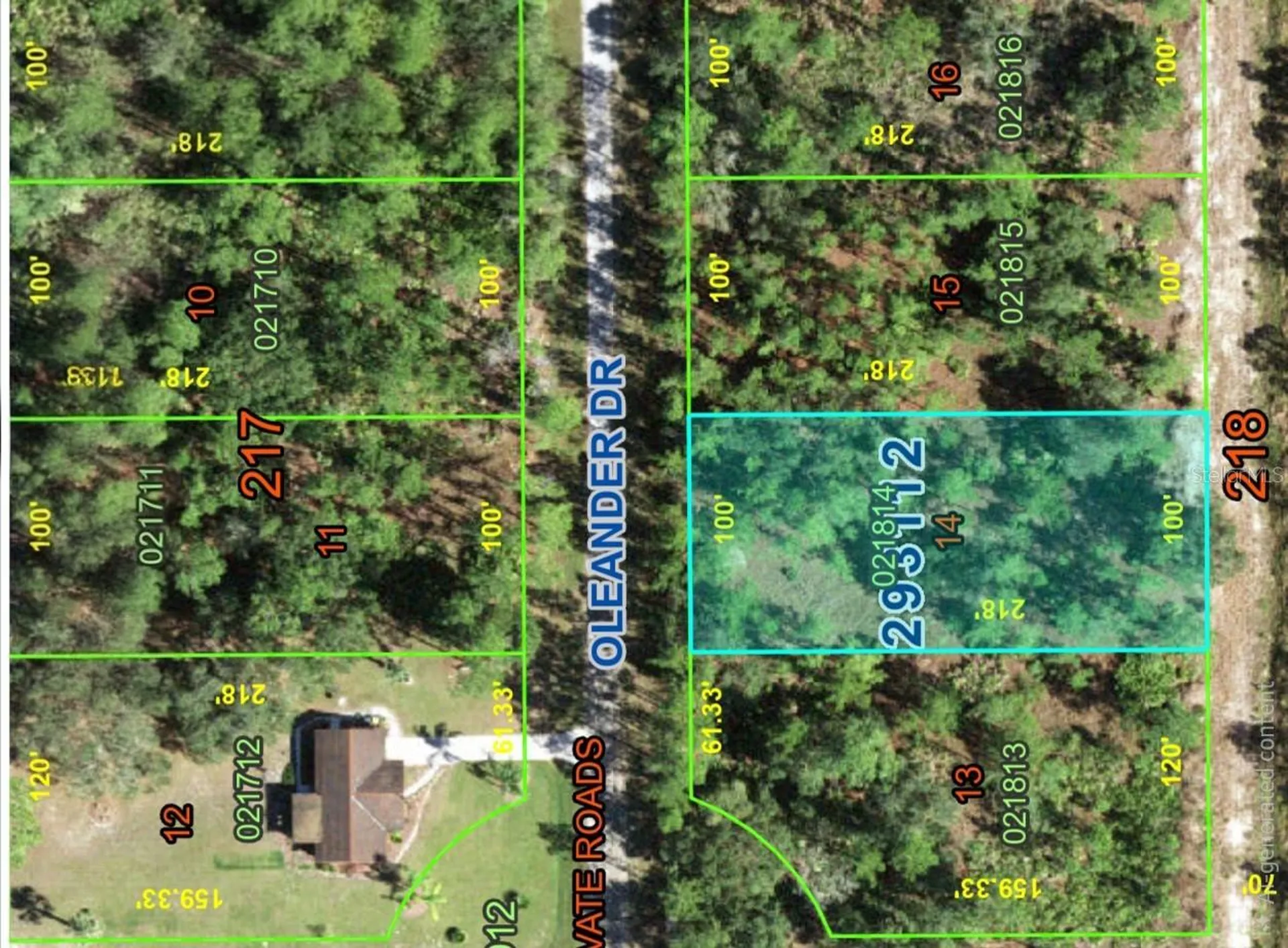 Oleander Drive Indian Lake Estates FL 33855