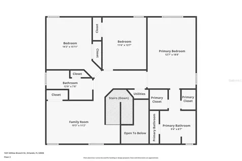 1221 Willow Branch Drive Orlando FL 32828